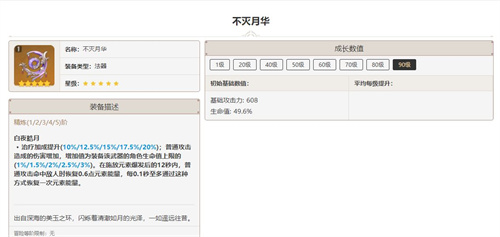 《原神》3.6白术武器推荐