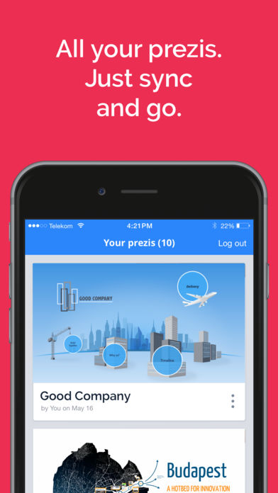 Prezi app